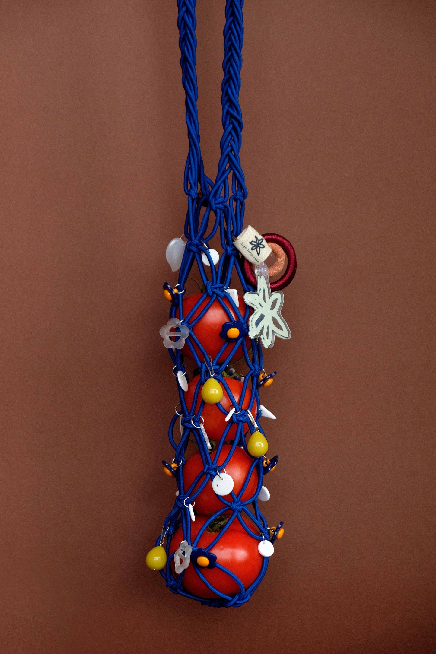 01 Woven Bag - Electric Blue