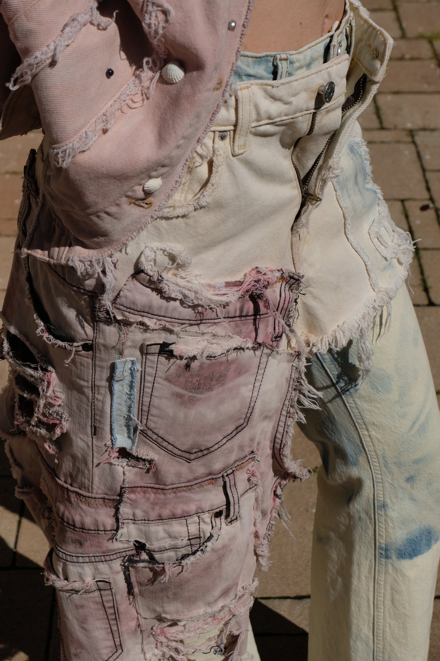 Mini Distressed Skirt