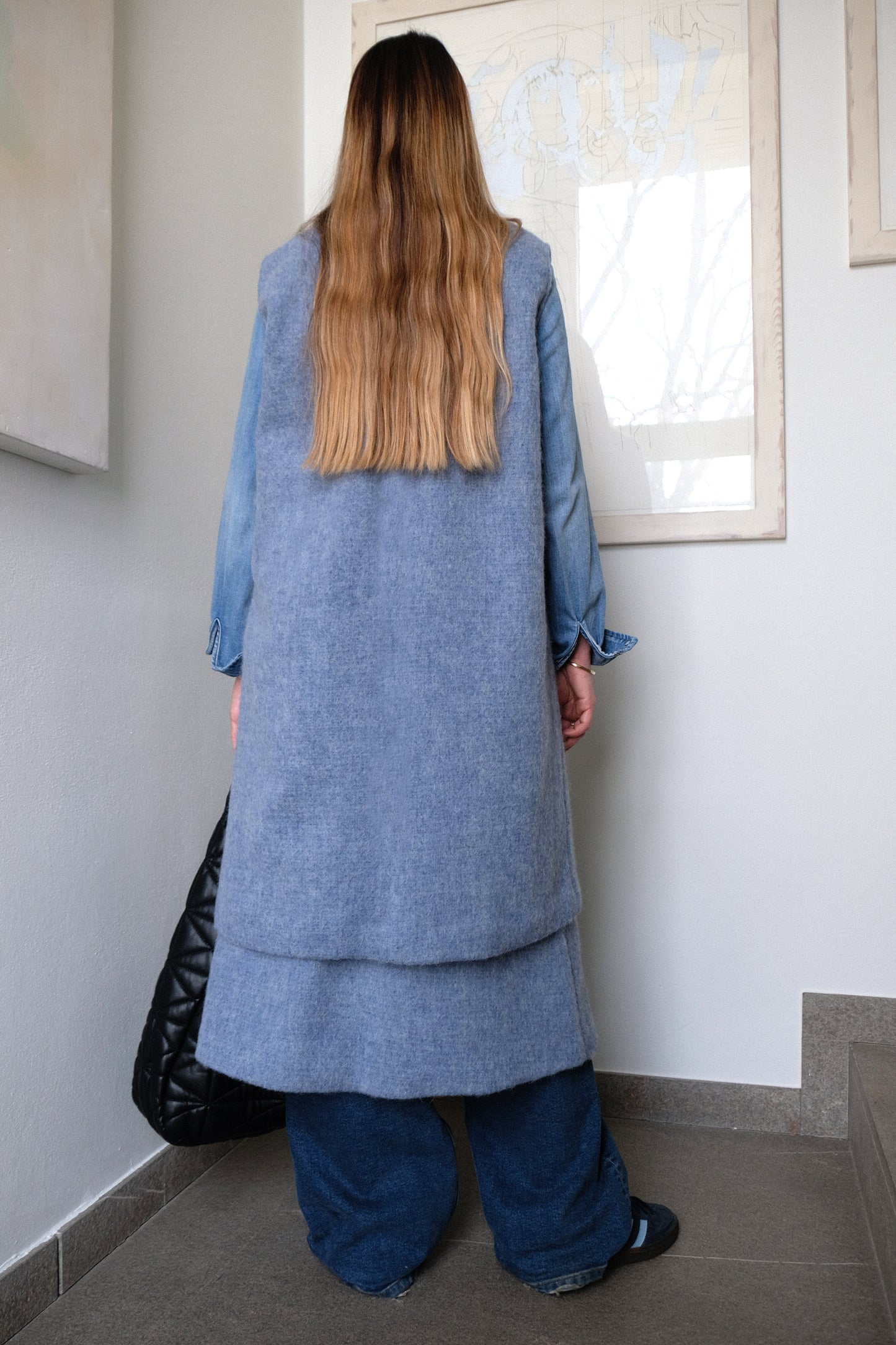 Anna Mohair Sleeveless Jacket