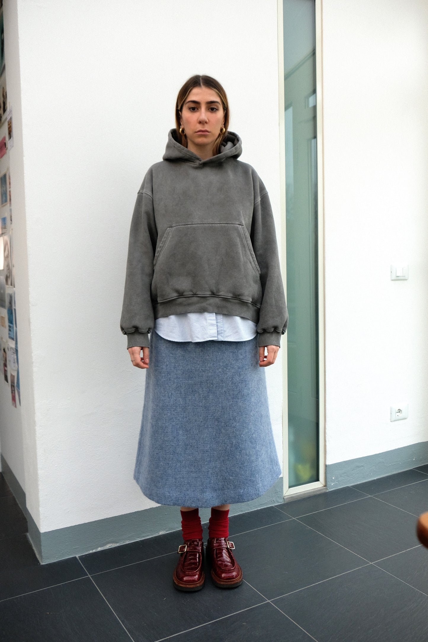 Anna Mohair Mid Skirt